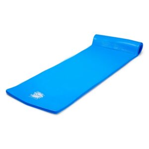 TRC Recreation Splash 1.25" Thick Foam Pool Float Mat, Bahama Blue