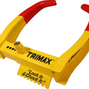 TRIMAX Keyed Alike Chock Lock Wheel Lock, 2 Pack
