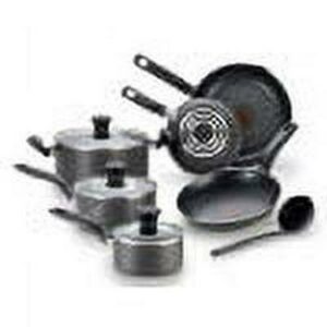 T-fal Initiatives, 10 Piece Non-Stick Cookware Set, Black