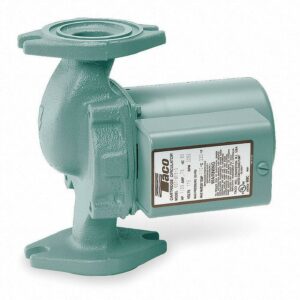 Taco Hydronic Circulating Pump,Flanged,1/25HP 008-F6