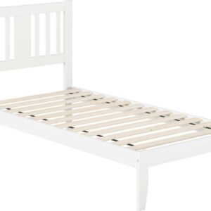 Tahoe Twin Bed with USB Turbo Charger in White