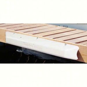 Taylorock Pro Heavy-Duty Vinyl Lock Bumper, 4"D x 5"H, White