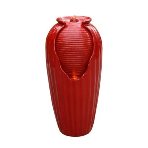 Teamson Home 32.01" LED Vase Water Fountain