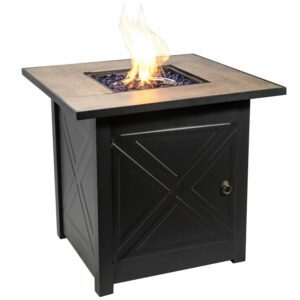 Teamson Home 30" Propane Gas Fire Pit