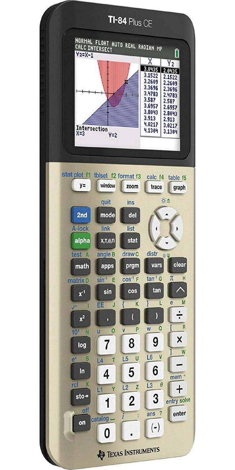 Texas Instruments TI-84 Plus CE Graphing Calculator, Gold - Image 3