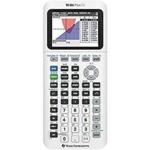 Texas Instruments TI-84 Plus CE Graphing Calculator, White