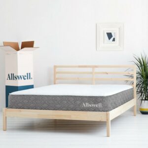 The Allswell Luxe 12" Queen Medium Firm Bed in a Box Hybrid Mattress
