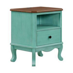 The Pioneer Woman Nightstand with Drawer, Teal