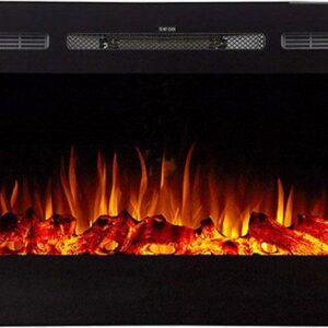 The Sideline by Touchstone - 36" Smart Electric Fireplace - WiFi Enabled