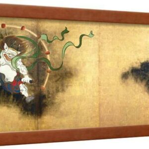 The Thunder God Raijin left and the Wind God Fujin right, c1700, Framed Art Print Wall Art by Ogata Korin Sold by Art.Com