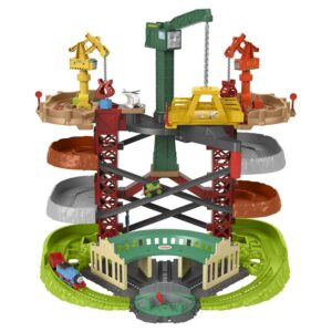 Thomas & Friends Trains & Cranes Super Tower Playset with Thomas, Percy & Harold
