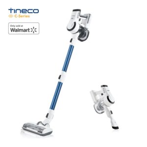 Tineco C1 Cordless Stick Vacuum, Hard Floor & Carpet Vacuum Cleaner, Hand Vac Conversion & LED Headlights, 25 Minute Run-Time, Ideal for Quick Clean-Ups, Blue