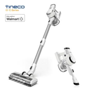 Tineco C1 Cordless Stick Vacuum, Hard Floor & Carpet Vacuum Cleaner, Hand Vac Conversion & LED Headlights, 25 Minute Run-Time, Ideal for Quick Clean-Ups, Gray