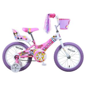 Titan Girls BMX Bike 16 Inch Wheels Ages 4 to 7 with Training Wheels and Doll Basket