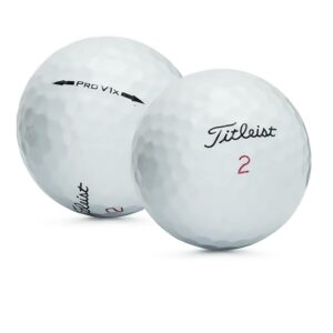 Titleist ProV1 X 2020 Golf Balls, Mint Refinished Quality, 50 Pack, White