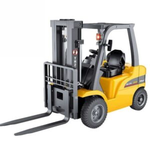 Top Race Jumbo Remote Control Forklift Toy - 13" Tall, 8 Channel Full Functional RC Forklift for Boys - Heavy Metal Construction, High Powered Motors, 1:10 Scale - TR-216