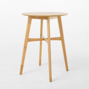 Torico Round Wood Bar Table