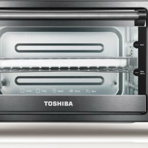 Toshiba TLAC25CZST Digital Convection Toaster Oven, Black Stainless