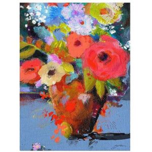 Trademark Art "Bouquet for Monica" Canvas Art by Sheila Golden
