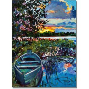 Trademark Art "Days End" Canvas Wall Art by David Lloyd Glover