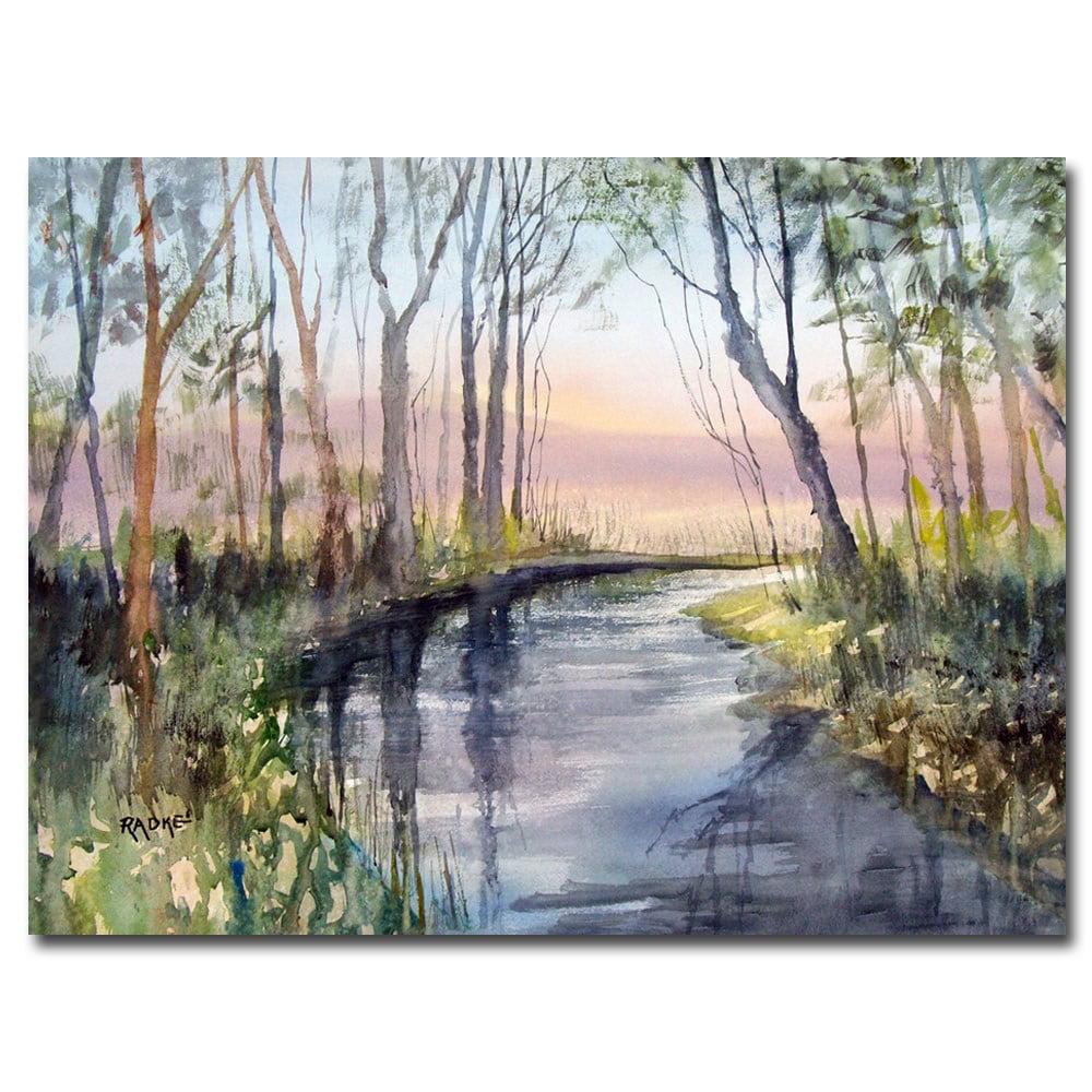 Trademark Art "River Reflections" Canvas Art by Ryan Radke - Image 2