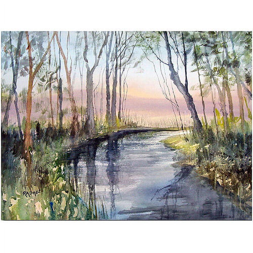 Trademark Art "River Reflections" Canvas Art by Ryan Radke