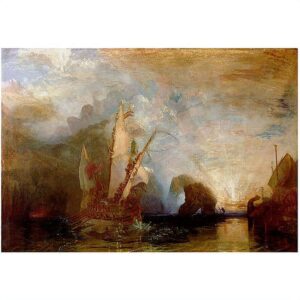 Trademark Art "Ulysses Deriding Polyphemus 1829" Canvas Art by Joseph Turner