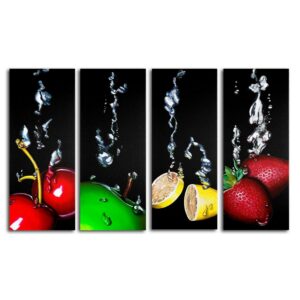 Trademark Fine Art 12x32 Still Life Canvas Wall Art 'Granny Splash' by Roderick Stevens