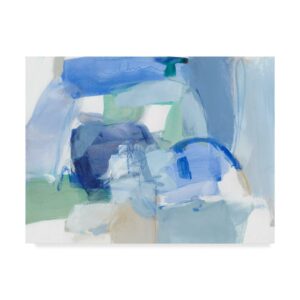 Trademark Fine Art 'Blue Formation II' Canvas Art by Christina Long