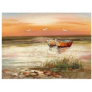 Trademark Fine Art Masters Fine Art Florida Sunset Canvas Wall Art - 24x32