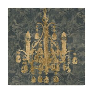 Trademark Fine Art 'Gilt Chandelier I' Canvas Art by Jennifer Goldberger
