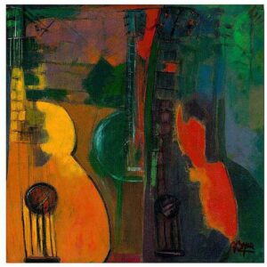 Trademark Fine Art "Guitars" Canvas Art