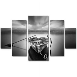 Trademark Fine Art "Ready" Canvas Art Set by Moises Levy, 5pc Panel Set, 58" x 40"