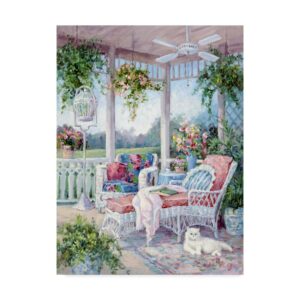 Barbara Mock 'Victorian Poetry' Canvas Art