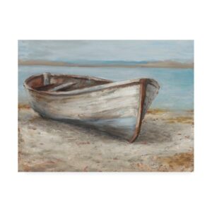Trademark Fine Art Ethan Harper Whitewashed Boat I Canvas Wall Art - 14x19
