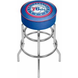 Trademark Global NBA Philadelphia 76ers 31" Padded Swivel Bar Stool