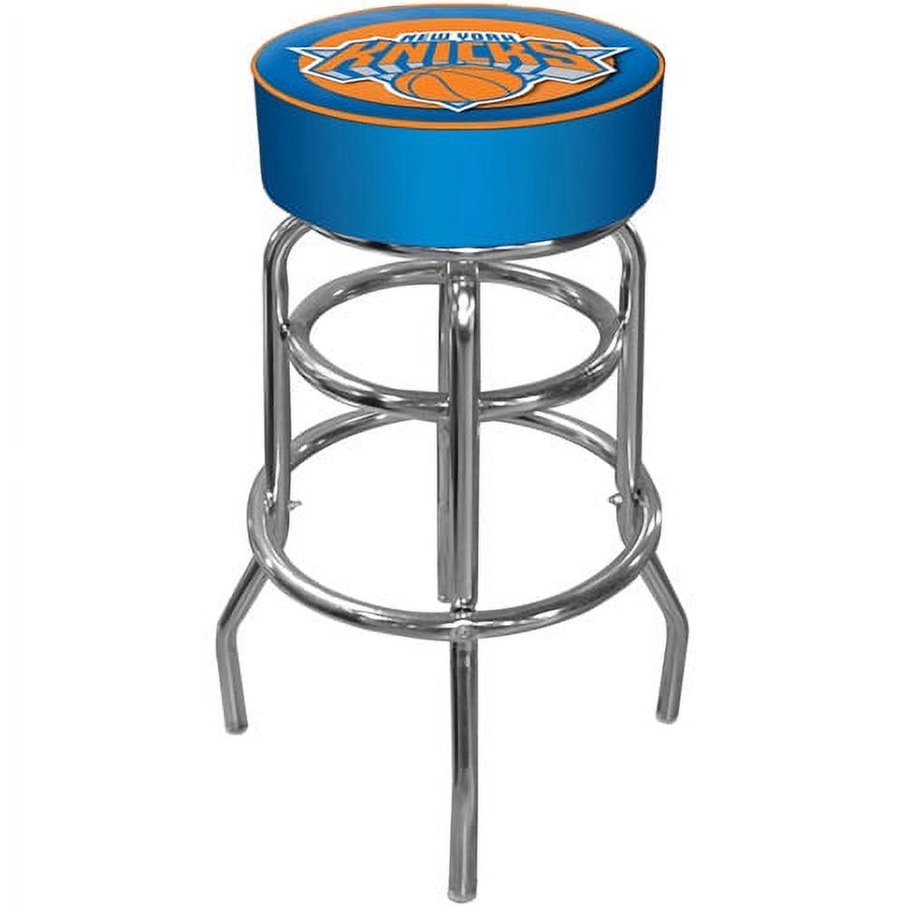 Trademark Global NBA New York Knicks 31" Padded Swivel Bar Stool - Image 2