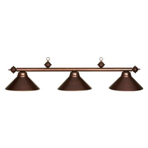 Traditional Style 54" 3-Light Billiard Pendant Light - Cappuccino
