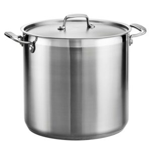 Tramontina Gourmet 20-Quart Tri-Ply Stainless Steel Stock Pot with Lid, Oven-Safe, Dishwasher Safe