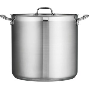 Tramontina Gourmet 24-Quart Tri-Ply Stainless Steel Stock Pot with Lid, Oven-Safe, Dishwasher Safe