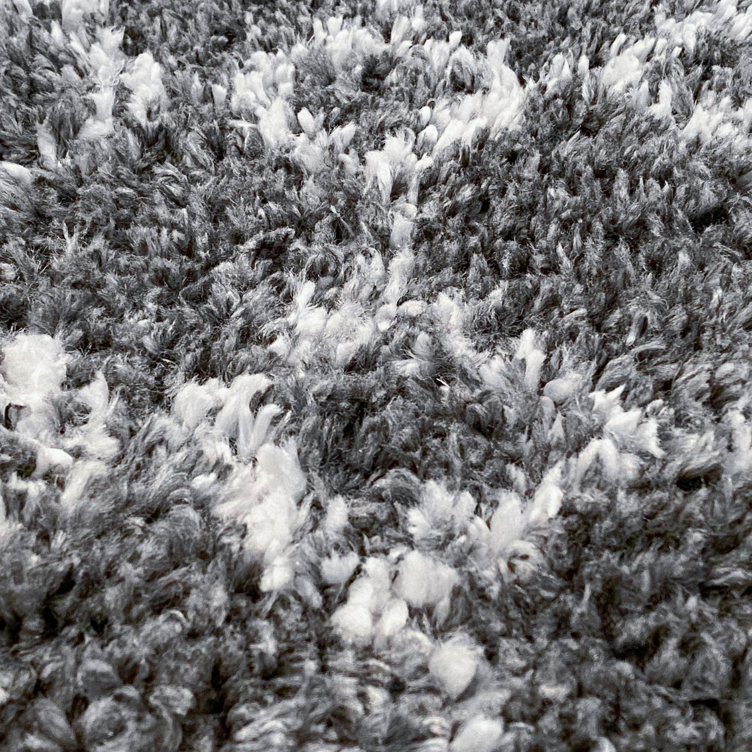 Bliss Rugs Transitional Geometric 7'10'' Round Gray and White Polypropylene Indoor Area Rug, 7'10'' Round - Image 7