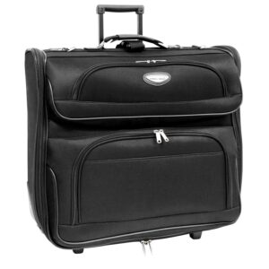 Travel Select Amsterdam Rolling Garment Bag, Black