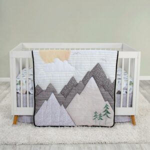 Trend Lab Baby Nursery Crib Bedding Set, Mountain Baby 3 Piece