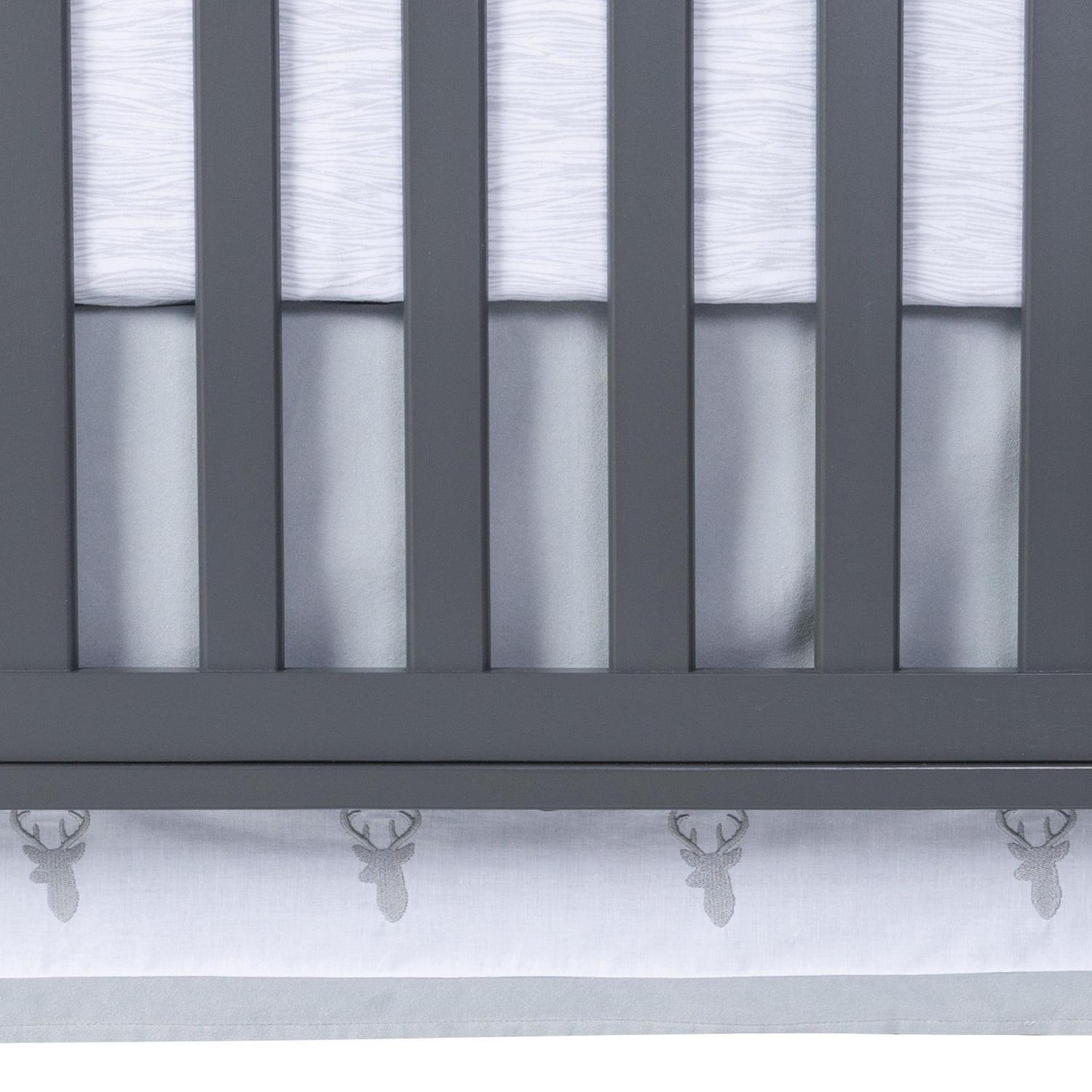 Trend Lab Stag Head 3 Piece Crib Bedding Set - Image 7