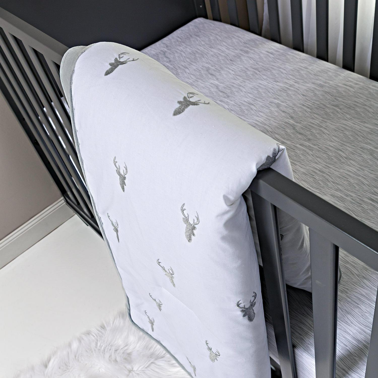 Trend Lab Stag Head 3 Piece Crib Bedding Set - Image 2