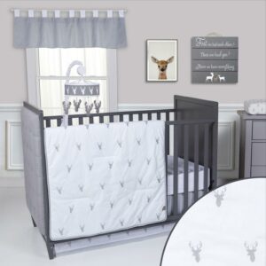 Trend Lab Stag Head 3 Piece Crib Bedding Set