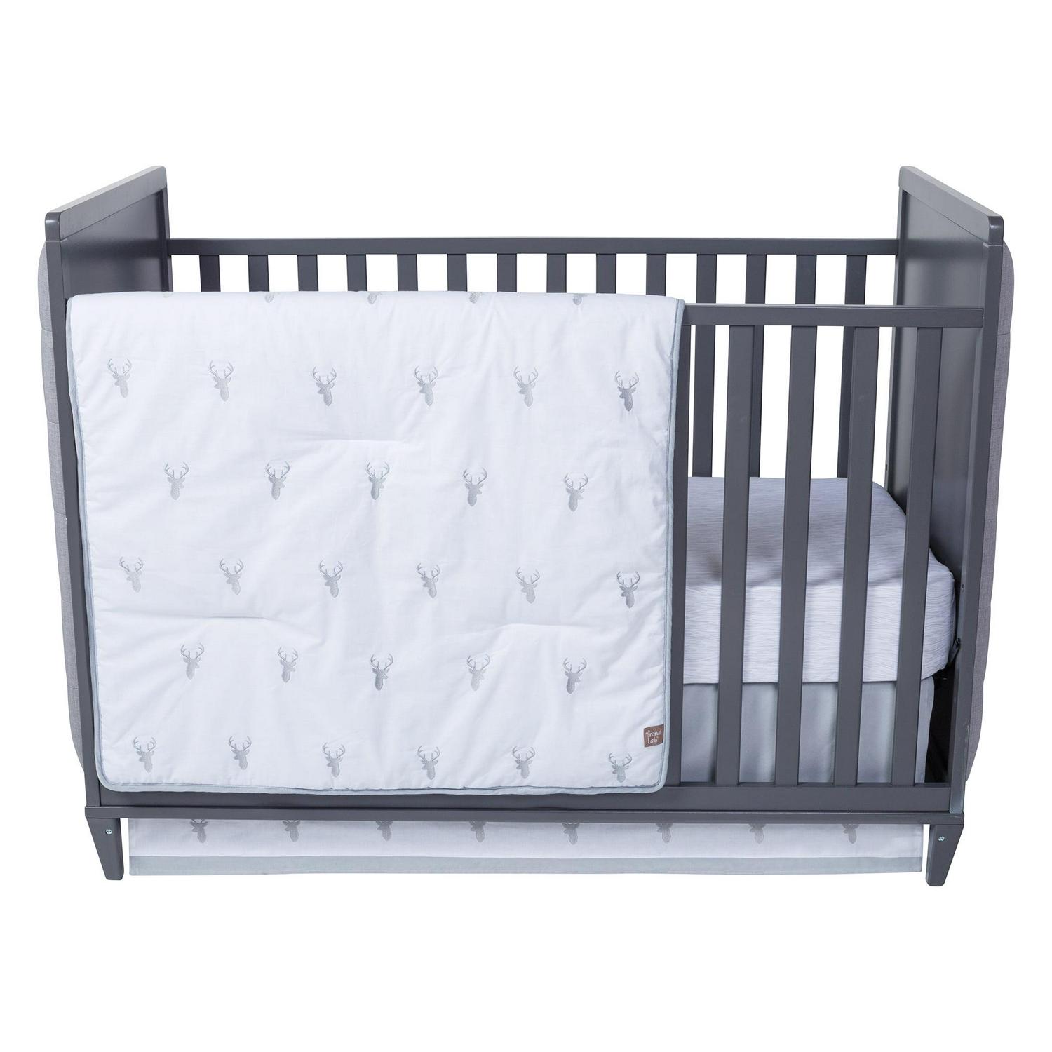 Trend Lab Stag Head 3 Piece Crib Bedding Set - Image 8