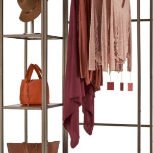 TRINITY 45x20x72 Modular Bamboo Closet Organizer, 2-Piece Set - Bronze Anthracite®