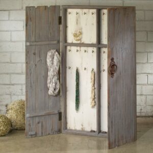 Tripar 15468 Wooden Wall Storage Cabinet, Gray