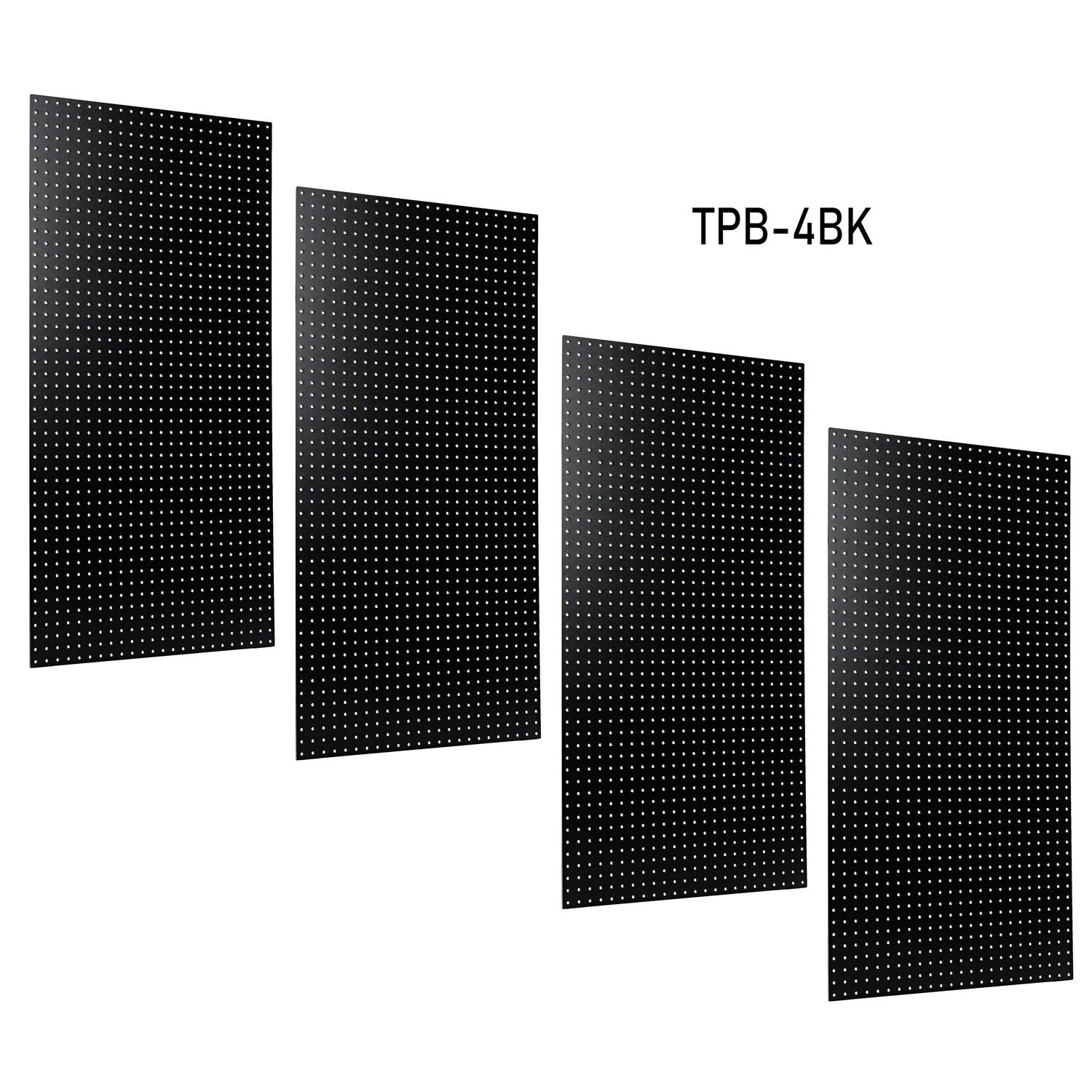 Triton Products 24inch x 48inch Black Tempered Wood Pegboards 4 Pack - Image 2